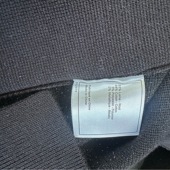 New! Auth CHANEL wool/cotton  sweater sz S - Picture 6 of 11